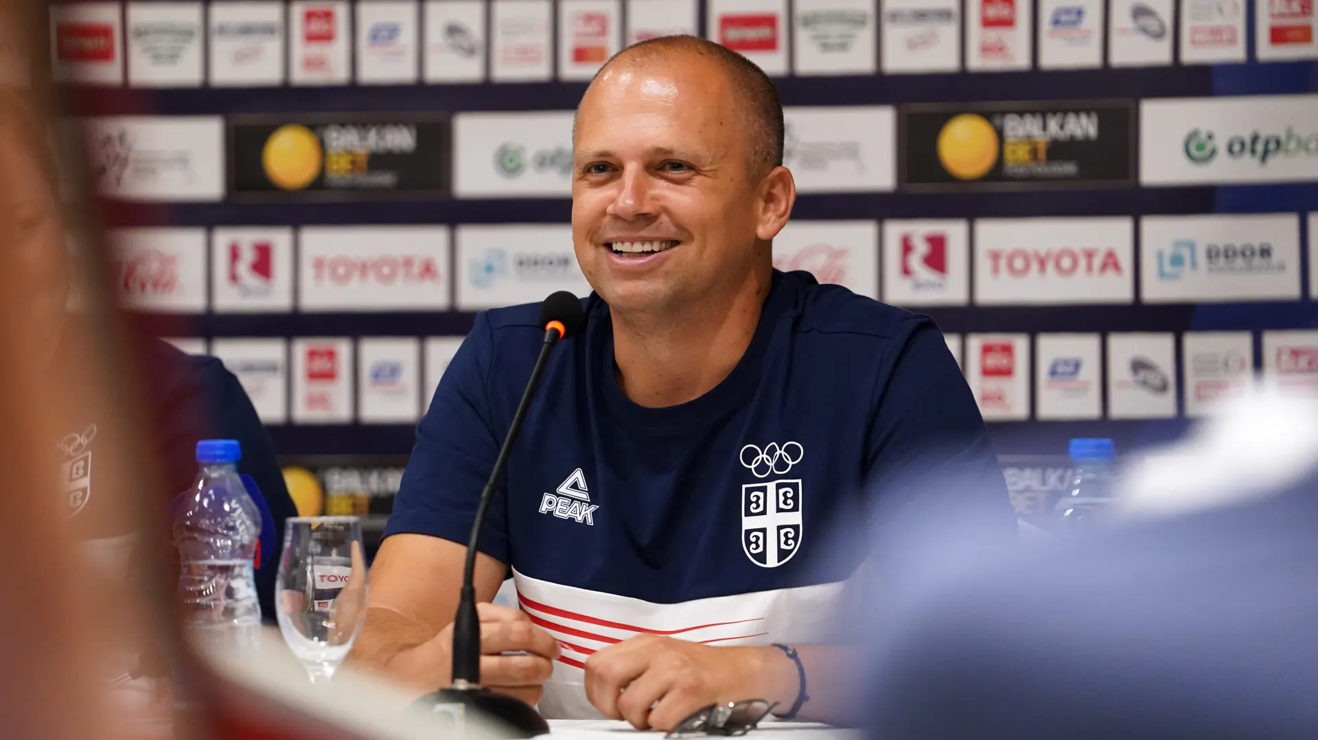 Damir Mikec na konferenciji za medije